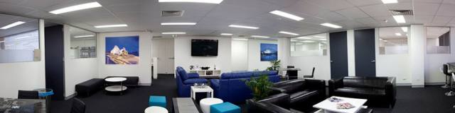 Our breakout area in our training centre at North Sydney. Great views accompany a great atmosphere